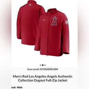 Nike MLB Red Full-Zip Jacket